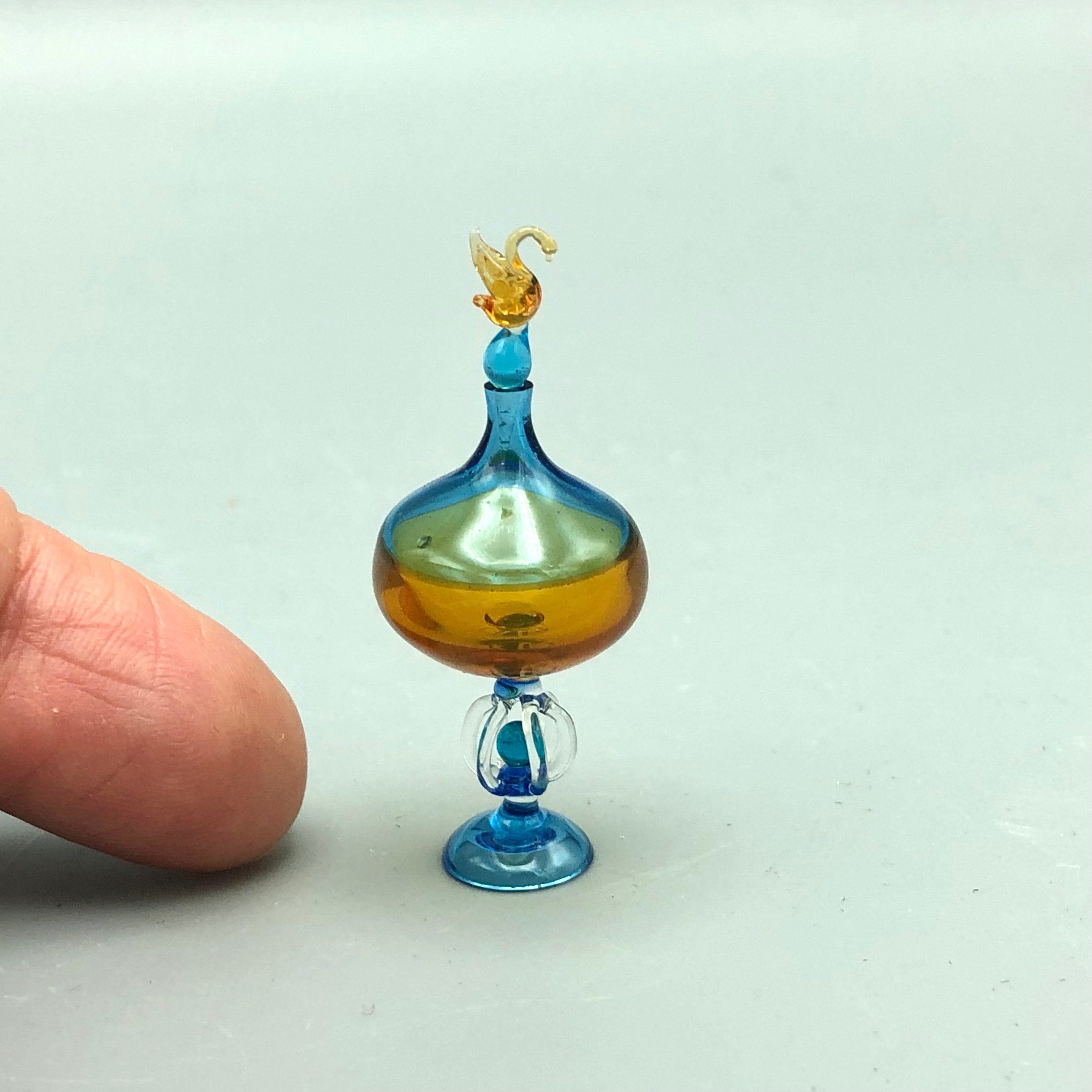 Miniatura de Cristal Jarrón Cisne