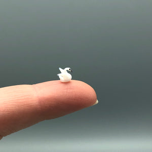 Miniatura de Cristal Cisne Blanco