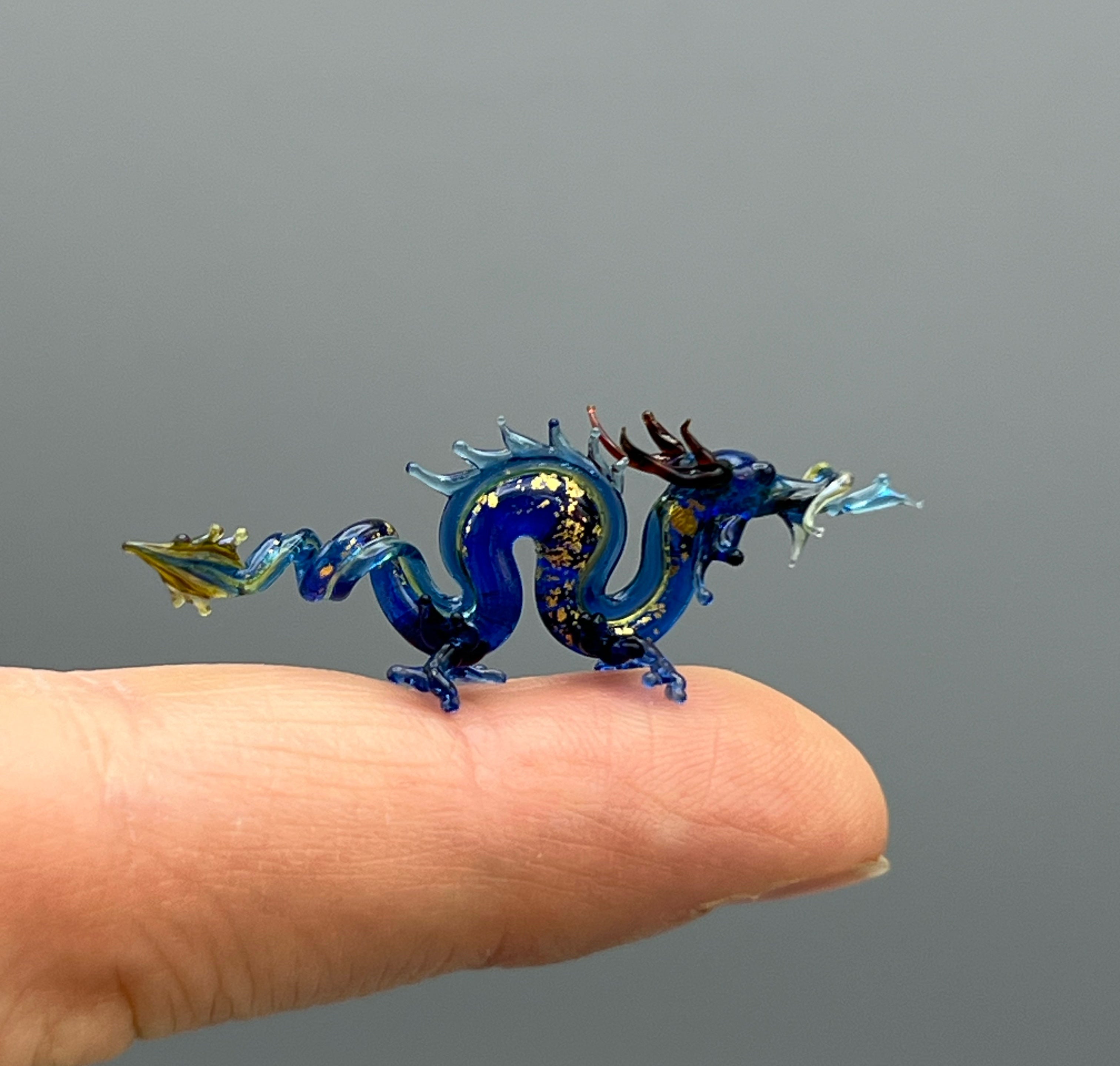 Miniatura de Cristal Dragón Chino