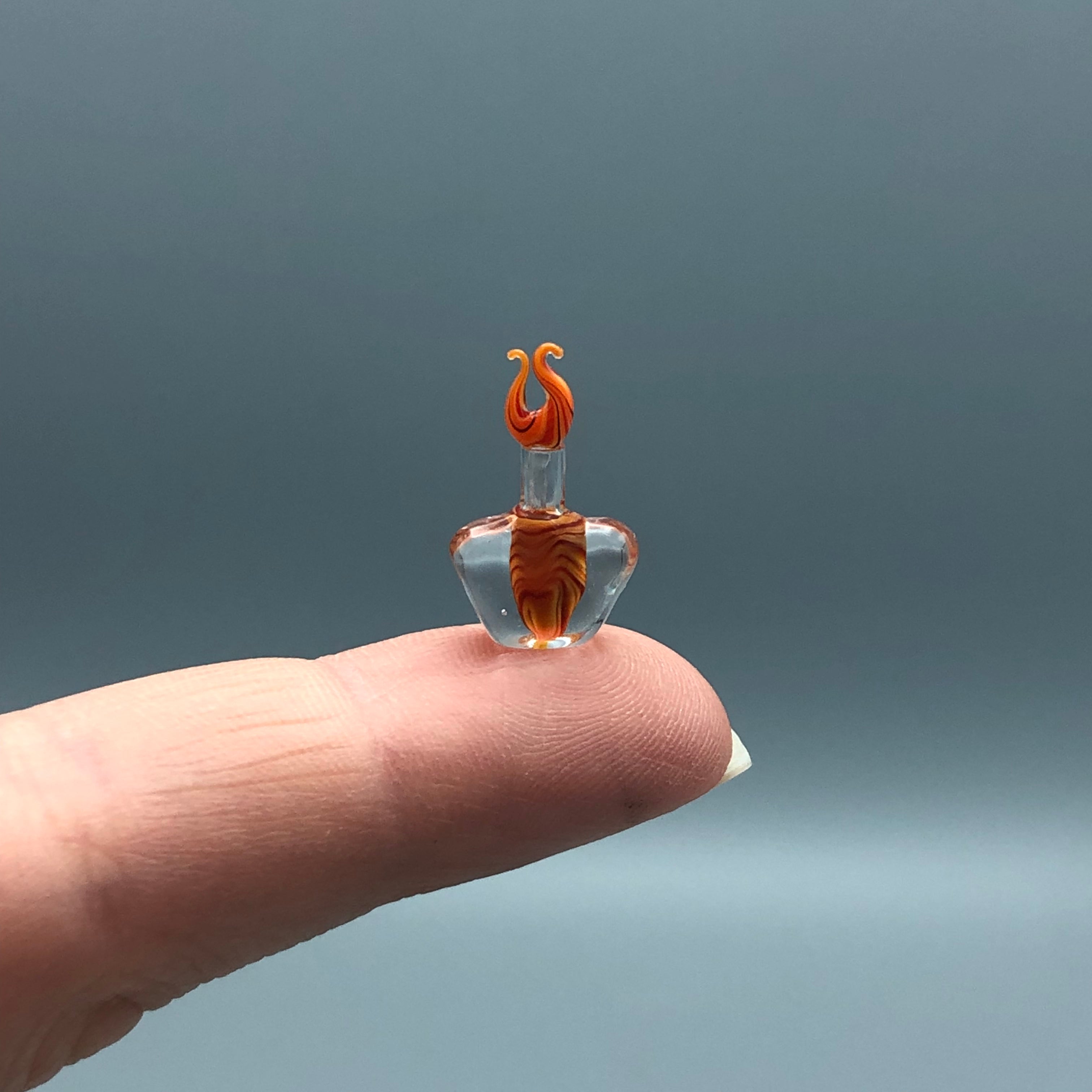 Miniatura de Cristal Bote de Perfume