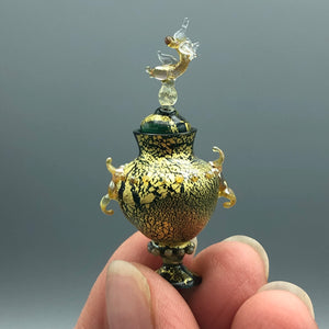 Miniatura de Cristal Jarrón Delfín