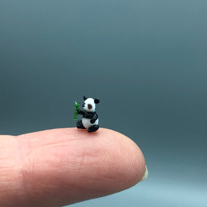 Miniatura de Cristal Oso Panda