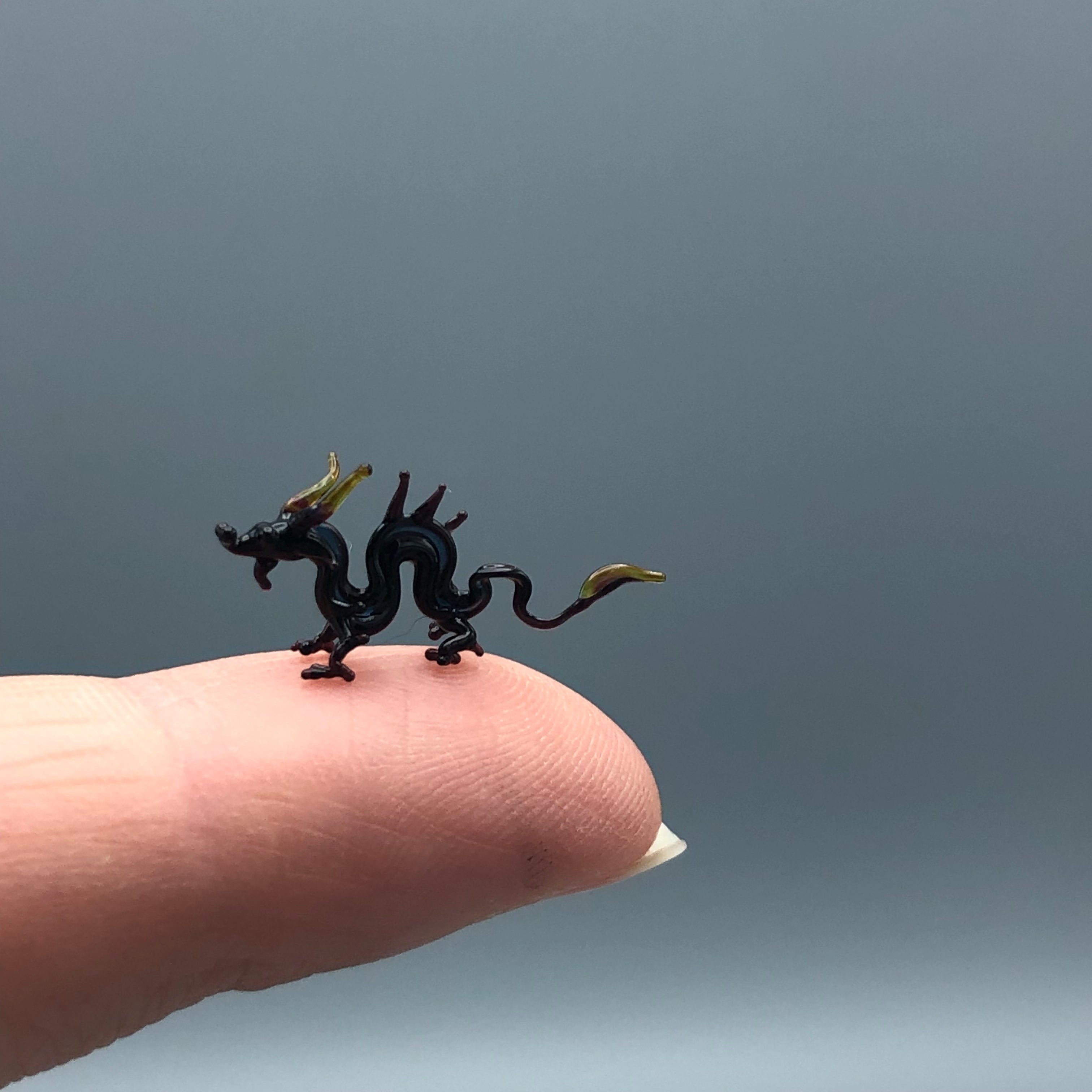 Miniatura de Cristal Dragón Chino