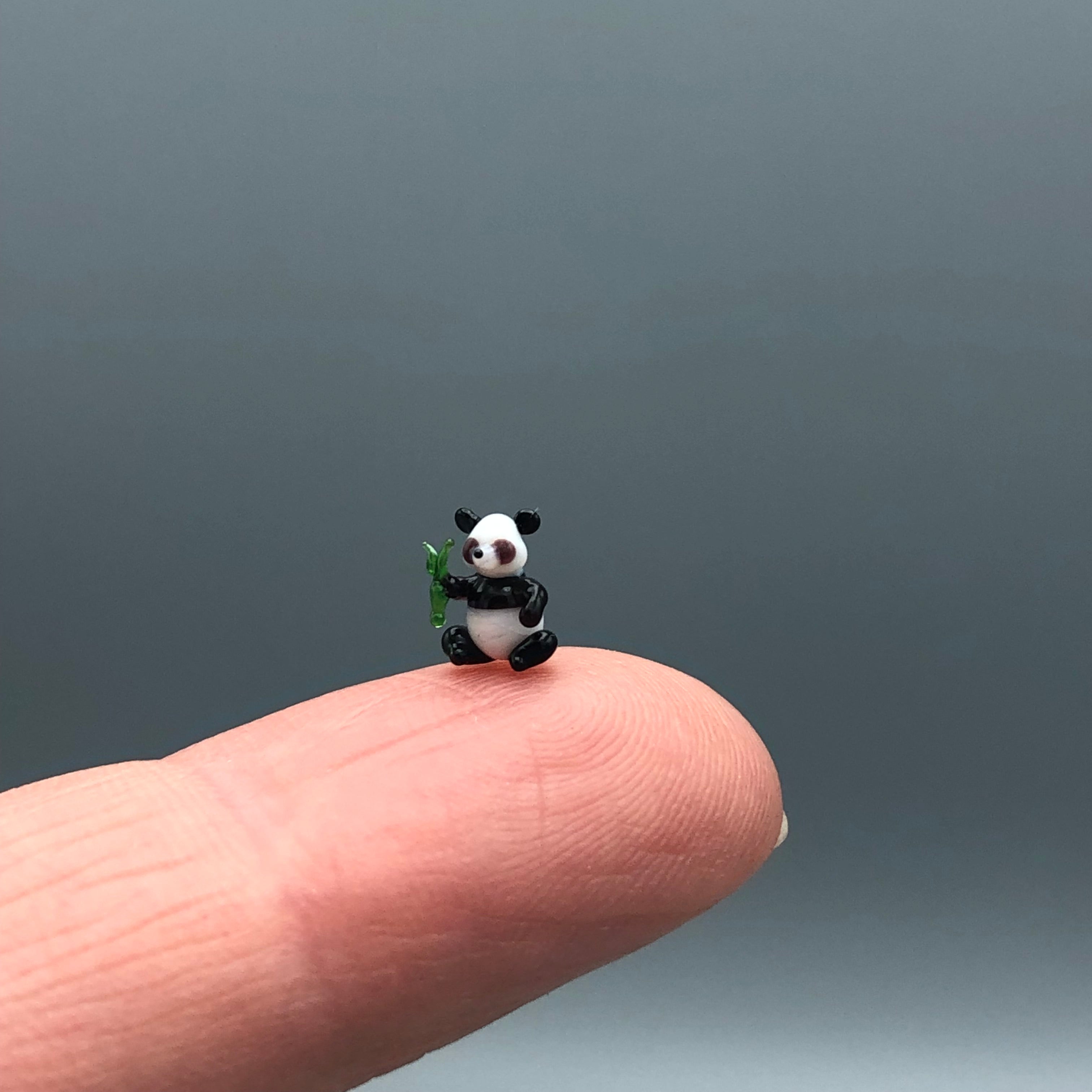 Miniatura de Cristal Oso Panda