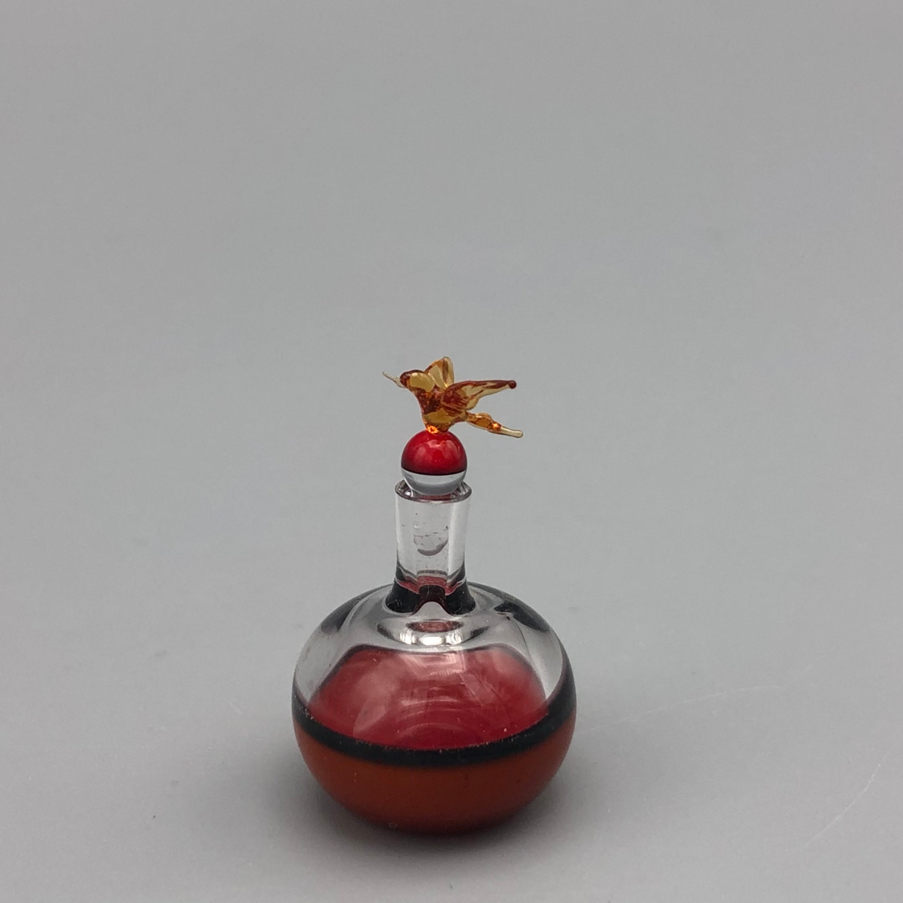 Miniatura de Cristal Jarrón con Tapón