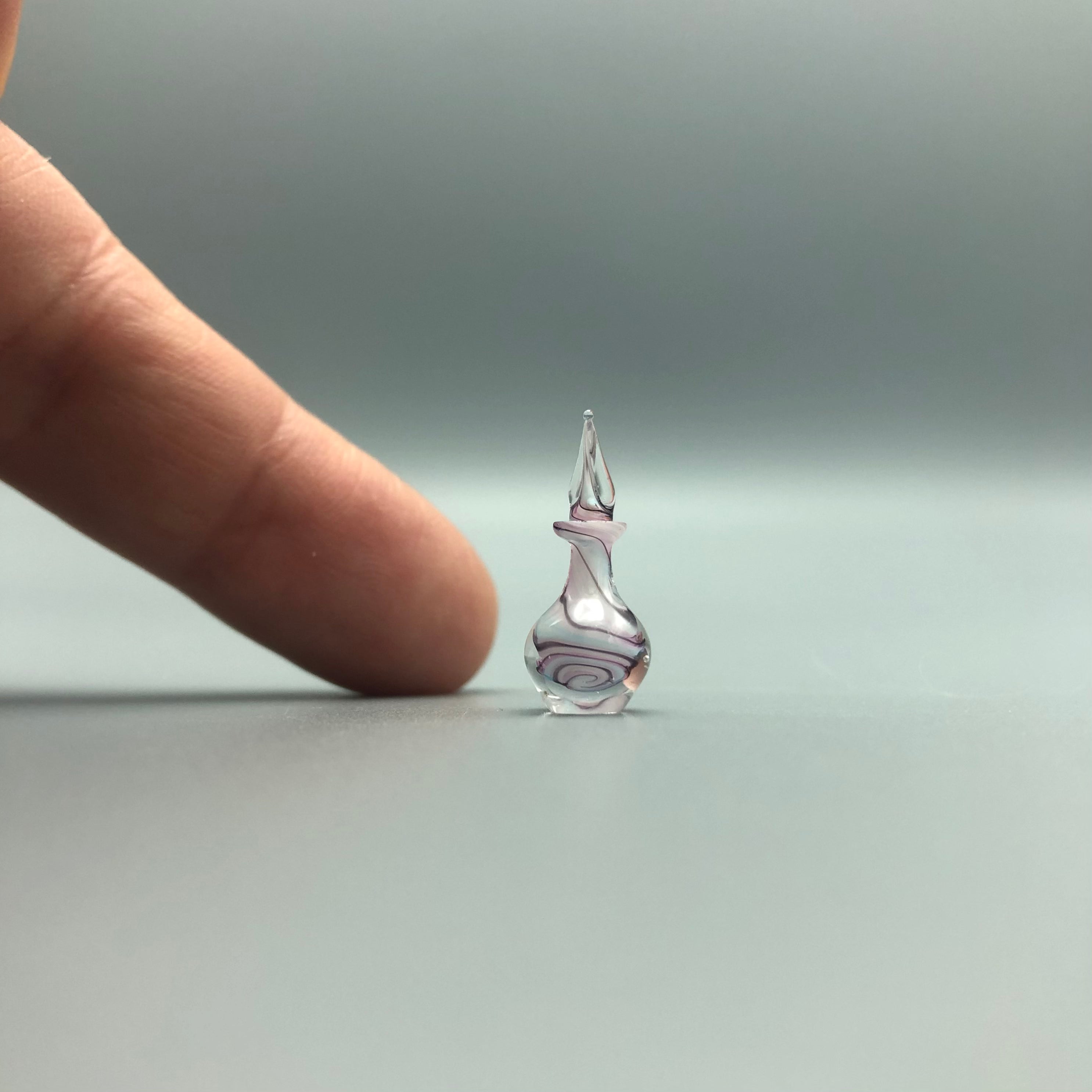 Miniatura de Cristal Bote de Perfume