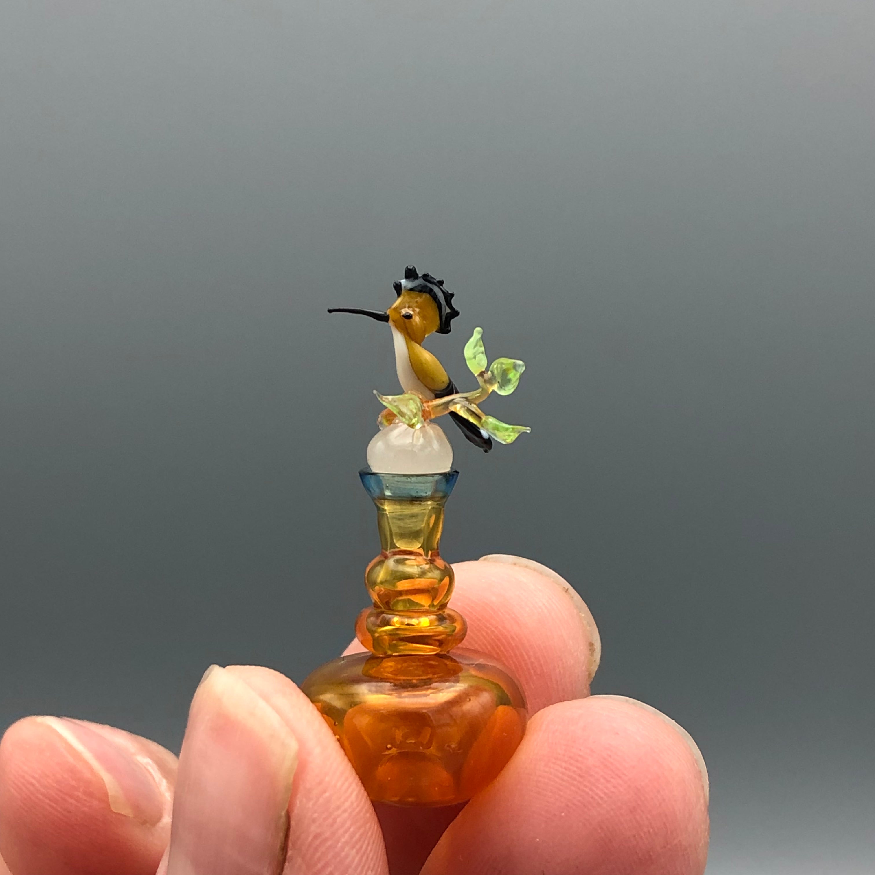 Miniatura de Cristal Jarrón Abubilla