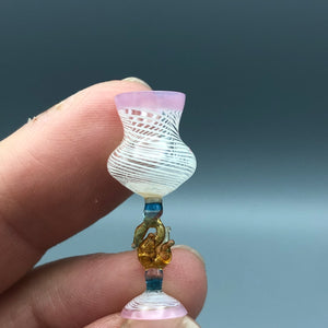 Miniatura de Cristal Copa Ornamental Veneciana