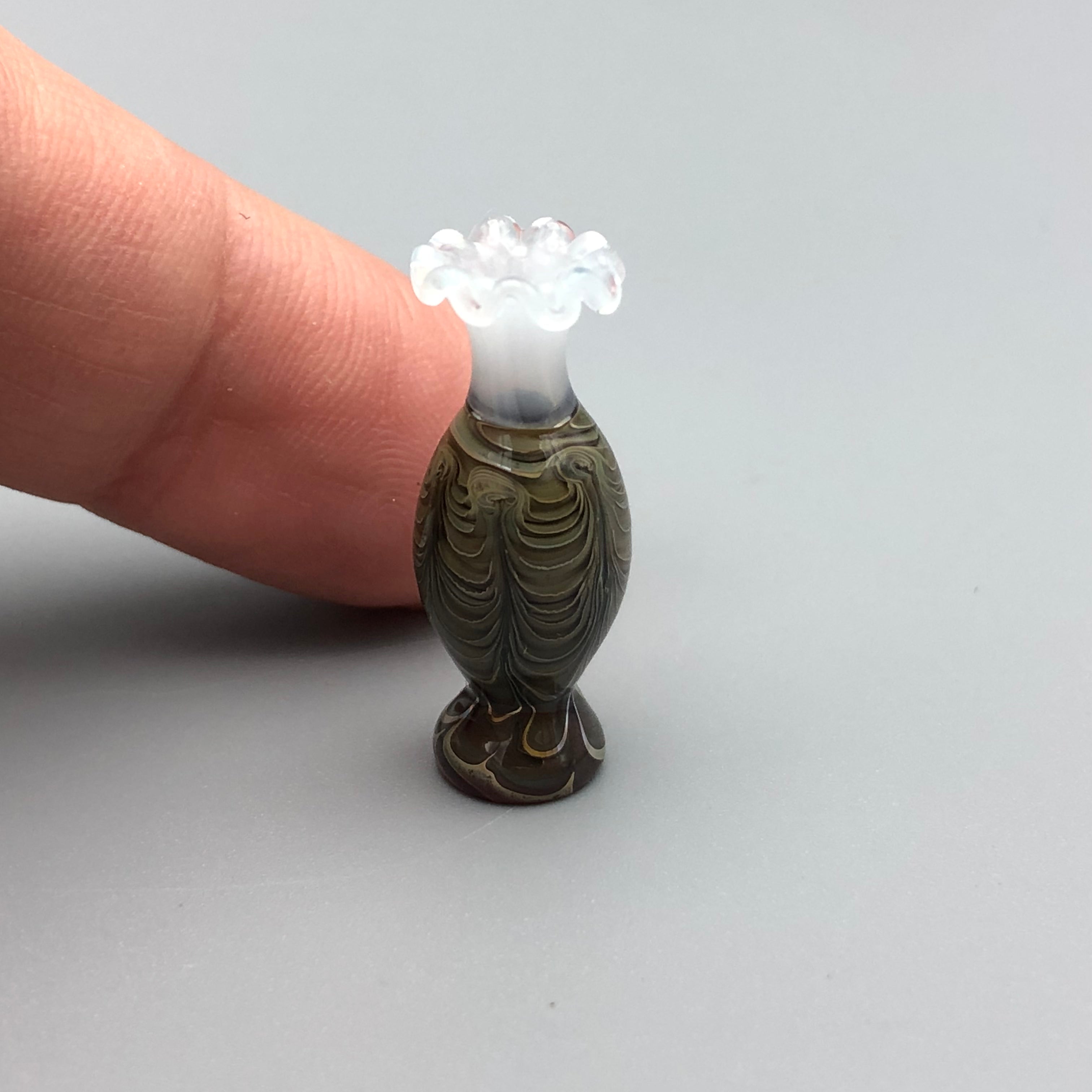 Miniatura de Cristal Jarrón Victoriano