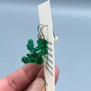 Pendientes Moléculas Verde